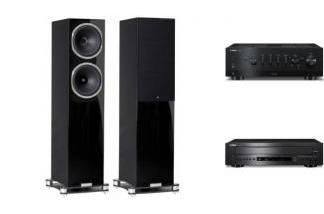 YAMAHA R-N800A + CD-C603 + FYNE AUDIO F502SP
