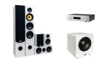 JBL MA710 WHT + TAGA HARMONY TAV-506 + TSW-80 białe