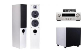 DENON DRA-900H s + WILSON RAPTOR 7 + SUB-10 białe