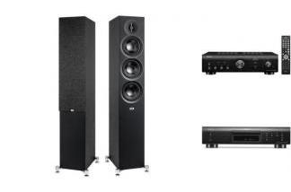 DENON PMA-600NE + DCD-900NE + ELAC DEBUT 3.0 F5.3