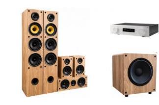 JBL MA710 WHT + TAGA HARMONY TAV-506 + TSW-90 oak