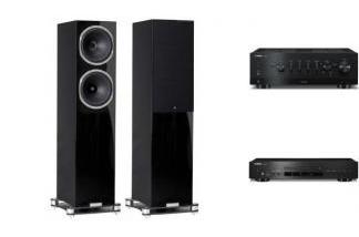 YAMAHA R-N800A + CD-S303 + FYNE AUDIO F502SP