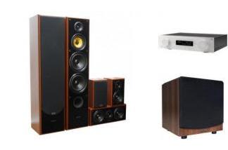 JBL MA710 WHT + TAGA HARMONY TAV-606v3 + TSW-80 walnut