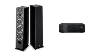 YAMAHA R-N800A + FOCAL VESTIA N3